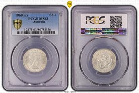 1960(m) Shil KM-59  Ag MS63