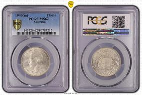 1940(m) Florin KM-40  Ag MS62