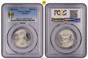1963(m) Florin MS64
