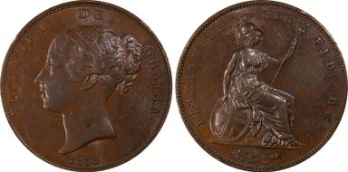 1858 1D S-3948 No WW AU55BN