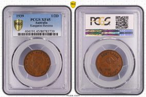 1939 1/2D Kangaroo Reverse XF45BN