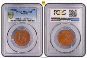 1952(p) 1/2D KM-42 MS63RB