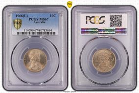 1966(L) 10C MS67