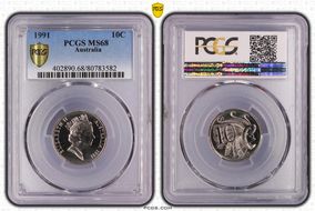 1991 10C MS68