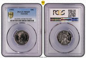 1991 10C MS69