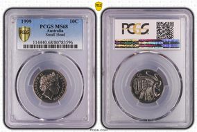 1999 10C Small Head MS68