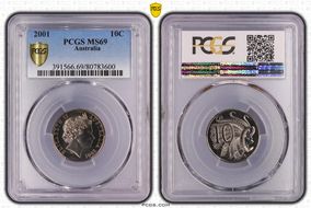 2001 10C Large Head MS69