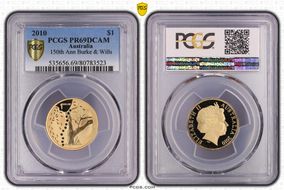 2010 $1 150th Ann Burke & Wills PR69DCAM
