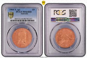 1964 Y. (p) 1D MS64RB