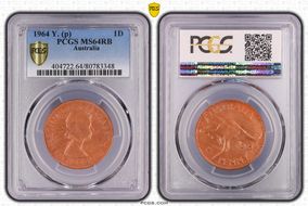 1964 Y. (p) 1D MS64RB