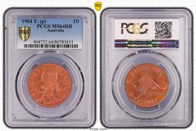 1964 Y. (p) 1D MS64RB