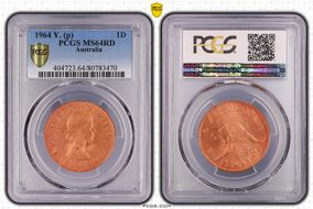 1964 Y. (p) 1D MS64RD