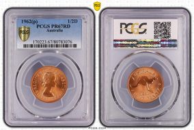 1962 Y. (p) 1/2D PR67RD