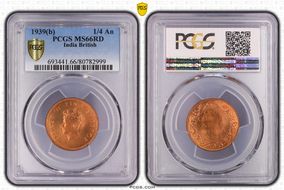 1939(B) 1/4 An MS66RD
