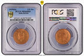 1939(B) 1/4 An MS66RD
