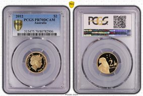 2012 $2 PR70DCAM