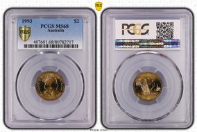 1993 $2 MS68