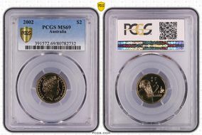 2002 $2 MS69