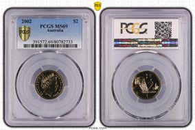 2002 $2 MS69