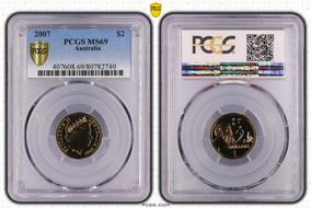 2007 $2 MS69