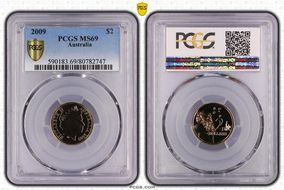 2009 $2 MS69