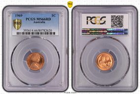 1969 1C MS66RD