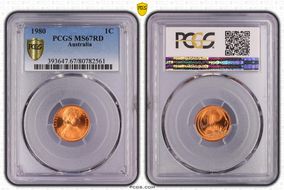 1980 1C MS67RD