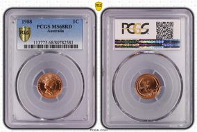 1988 1C MS68RD