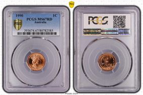 1990 1C MS67RD