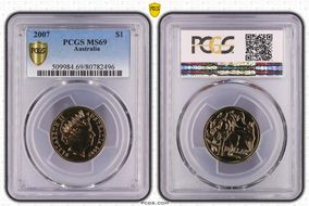 2007 $1 MS69