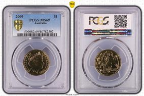 2009 $1 MS69