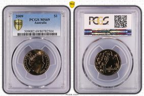 2009 $1 MS69