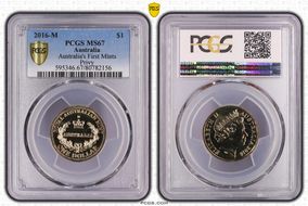 2016-M $1 Australia's First Mints Privy MS67