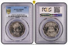 1985 50C MS68