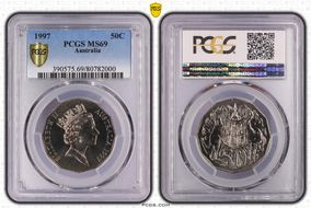 1997 50C MS69