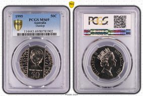 1995 50C Dunlop MS69