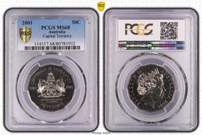 2001 50C Capital Territory MS68
