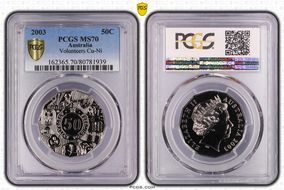 2003 50C Volunteers Cu-Ni MS70