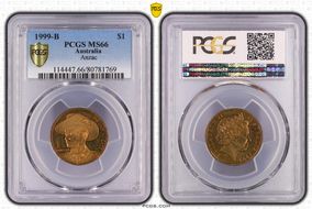 1999-B $1 Anzac MS66