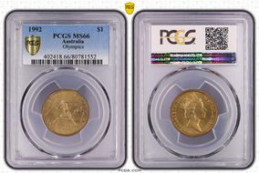 1992 $1 Olympics MS66