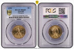 1992 $1 Olympics MS69