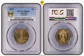 1993 $1 Landcare MS68