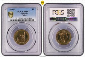 1996-C $1 Parkes MS67