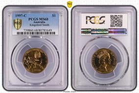 1997-C $1 Kingsford Smith MS68