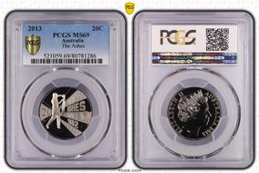 2013 20C The Ashes MS69