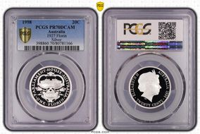1998 20C 1927 Florin Ag PR70DCAM