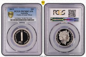 2012 20C Fields of Gold Wheat PR70DCAM