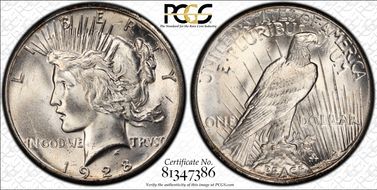 1928 $1 MS64+