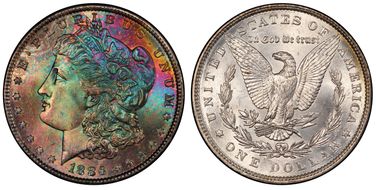 1886 $1 MS67+ 