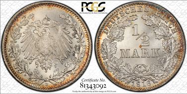 1916-D 1/2 Mk J-16 MS68